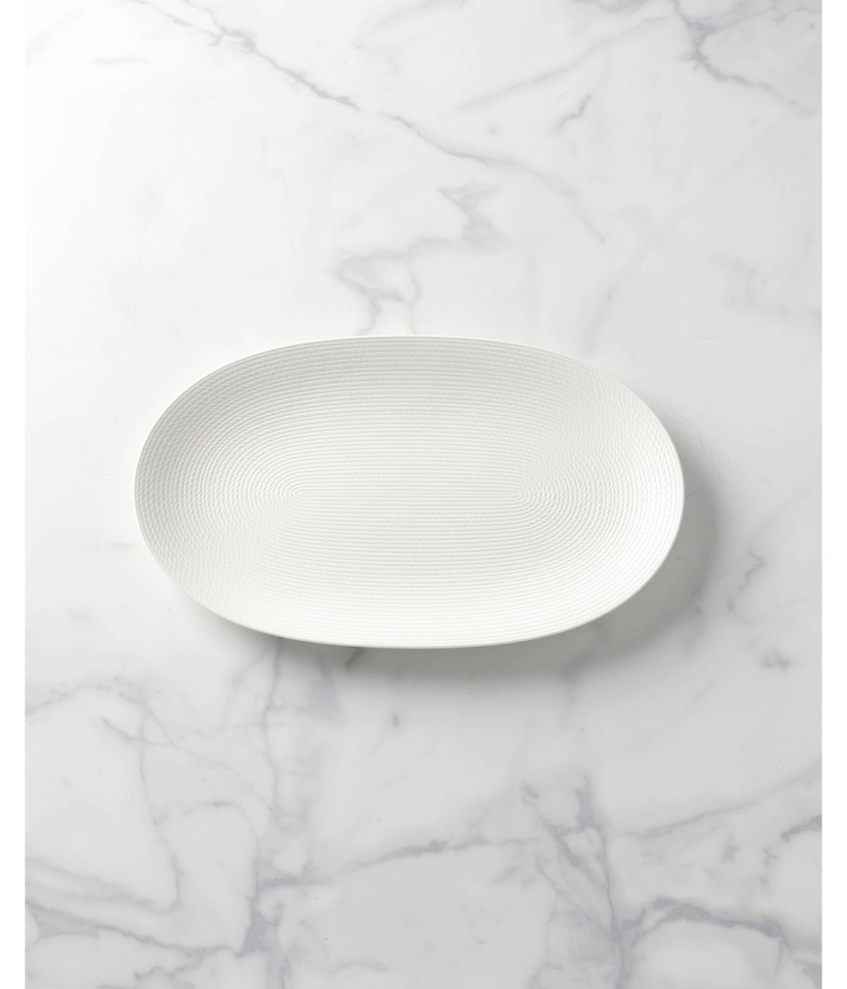  Lenox Lx Collective Oval Tray White - White - Bonton