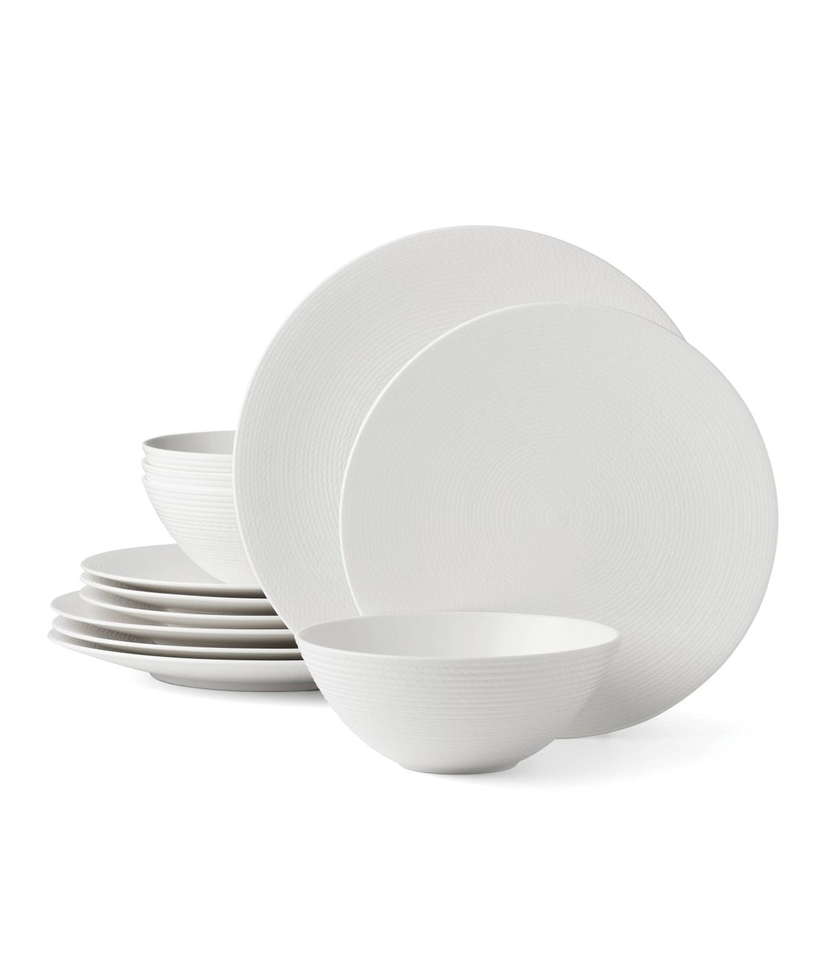  Lenox Lx Collective Dinnerware 12 Piece Set White - White - Bonton