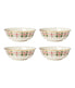  Lenox Holiday Plaid Place Setting Bowls, Set/4 - Ivory - Bonton