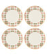  Lenox Holiday Plaid Dinner Plates, Set/4 - Ivory - Bonton