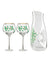 Holiday Decal Bar 3 Piece Set (Decanter, 2-Balloons)