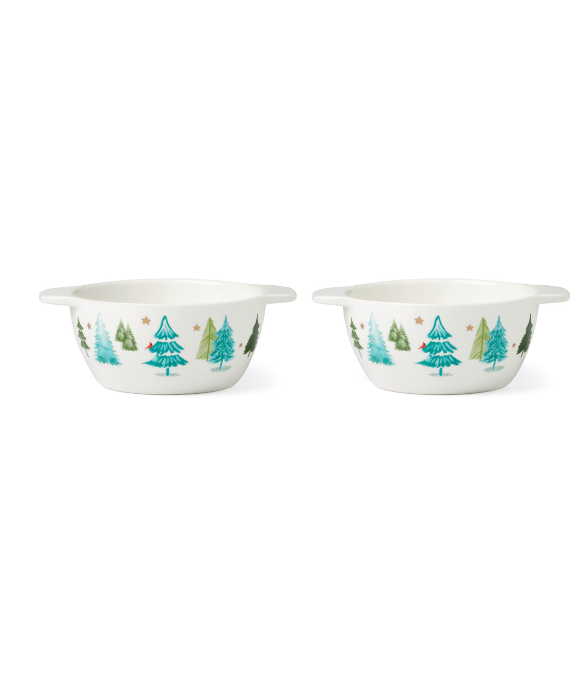  Lenox Balsam Lane Soup Bowls, Set of 2 - White - Bonton