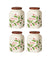 Holiday Spice Jars-Cooking, Set of 4 (Basil, Thyme, Parsley, Oregano)