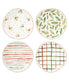  Lenox Bayberry Dessert Plates, Set/4 - Ivory - Bonton