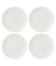 Wicker Creek Accent Plates Set of 4 White