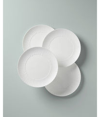 Wicker Creek Dinner Plates Set of 4 White