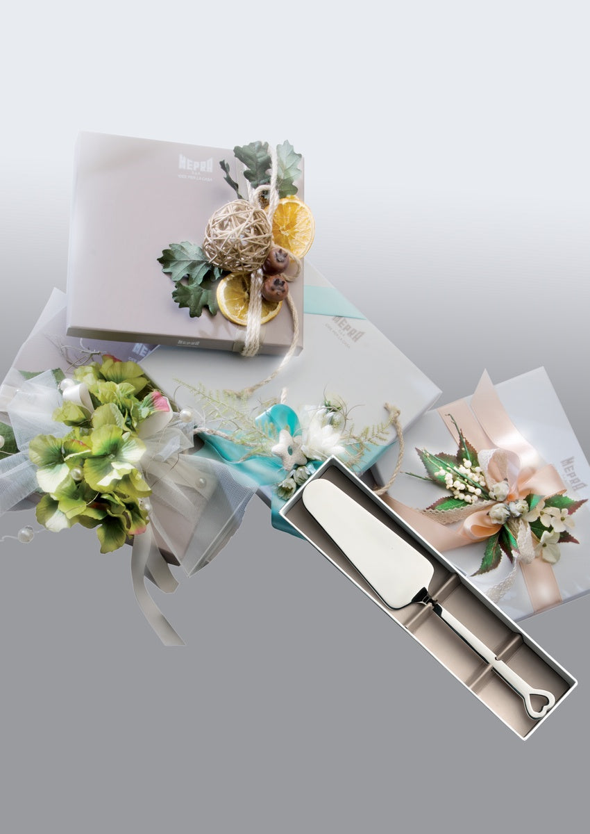  Mepra Evento Cake Server - Silver - Bonton