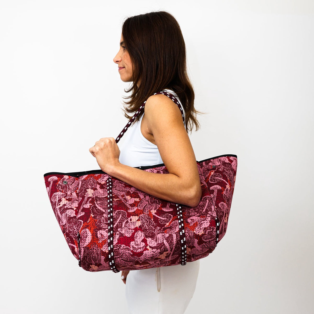  Pop Ups Brand EVERYDAY TOTE SHROOMS RED - Default Title - Bonton