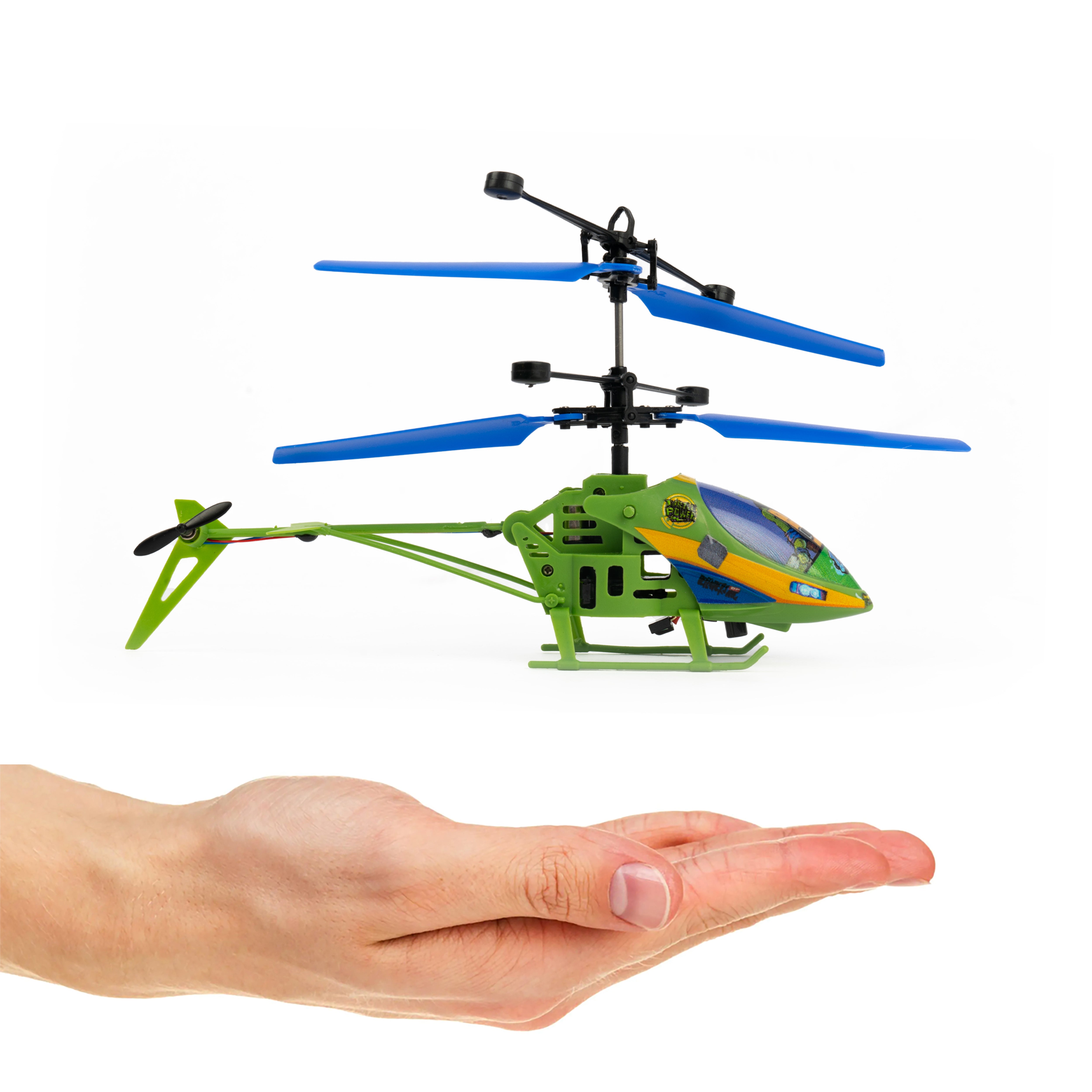  HobbyTron TMNT Leonardo 2CH IR Helicopter - Default Title - Bonton