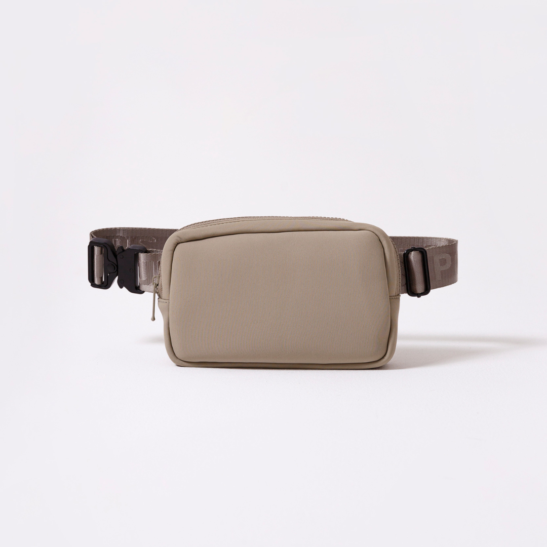  Pop Ups Brand Fanny Pack Taupe - Default Title - Bonton