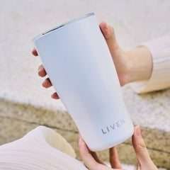 Liven Glow™ Ceramic-Coated Stainless Steel Tumbler 19 Oz