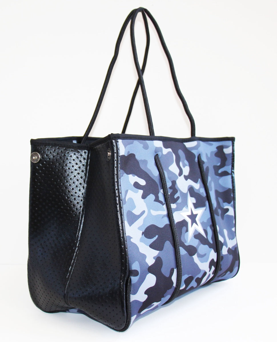  Lemonbella The Marin Tote Camo Star - Default Title - Bonton