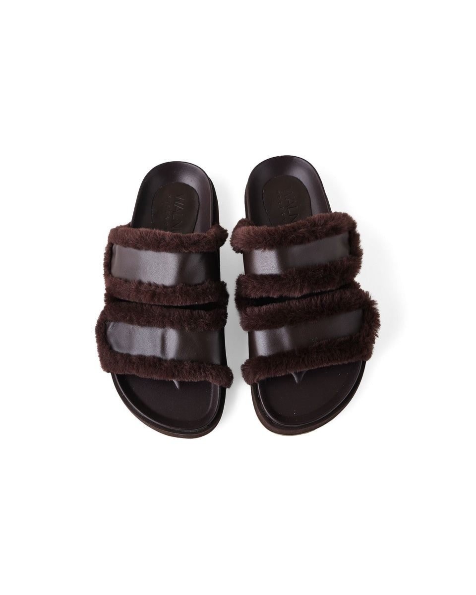  Walnut Melbourne Max - Slide - Chocolate - Bonton