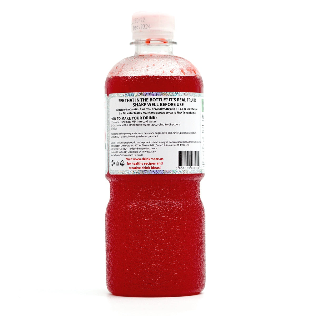  Drinkmate Pomegranate Premium Italian Syrup - Default Title - Bonton