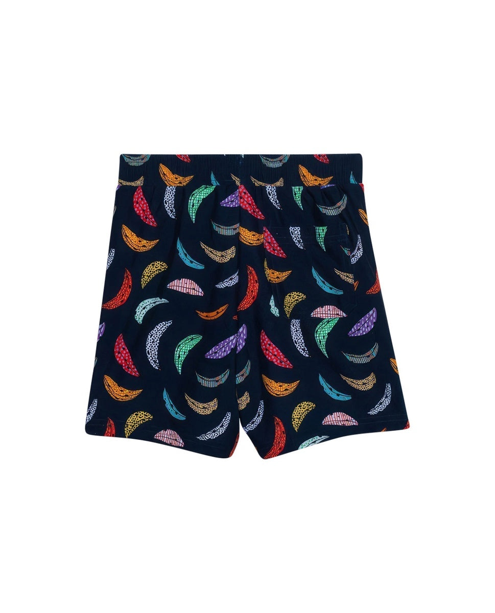  Gottex Kids Graphic Swim Trunks - GOTTEX KIDS GRAPHIC BLUE FEATHERS - Bonton