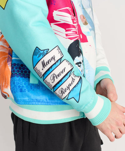 Scarface Retro Varsity Jacket - Multi