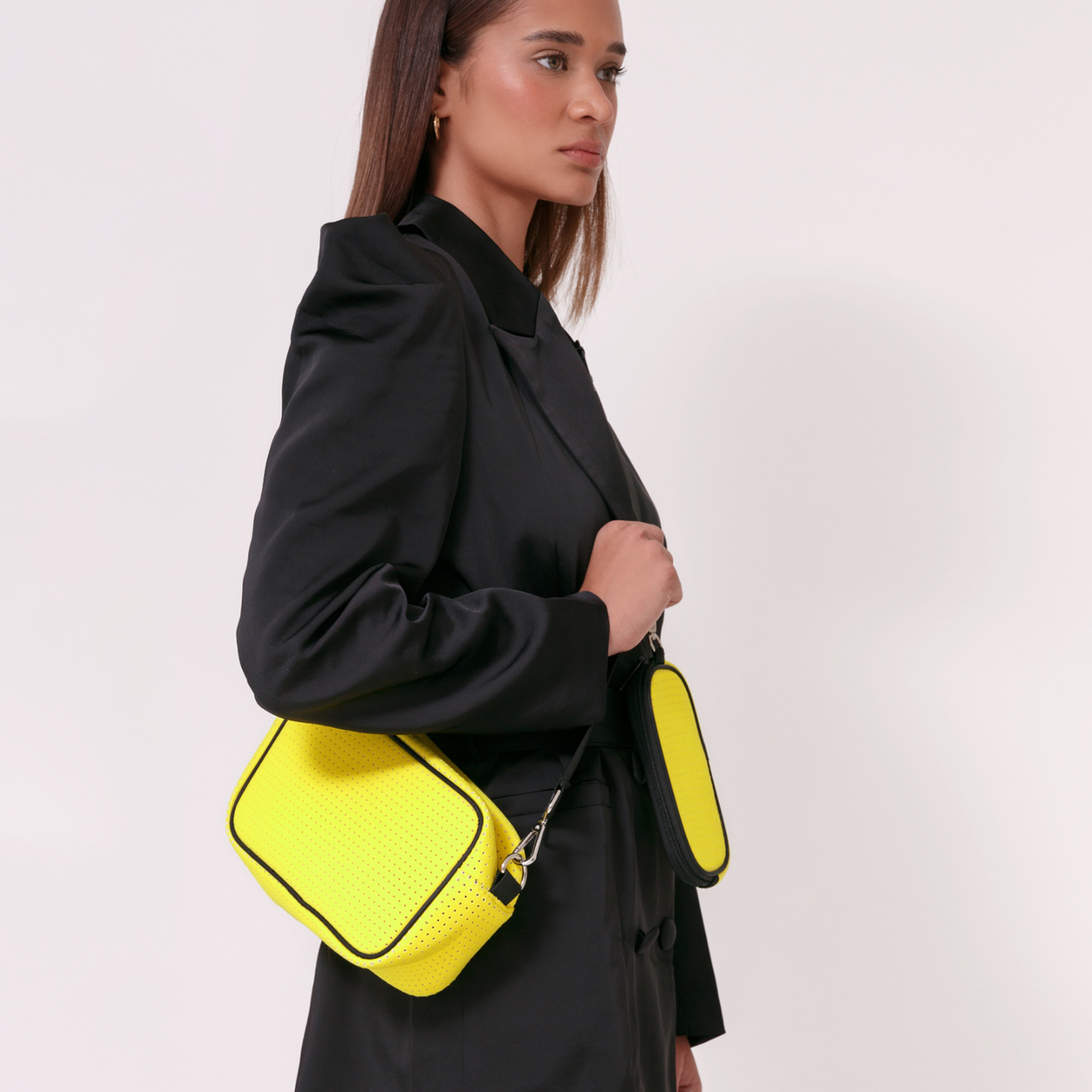  Pop Ups Brand Camera Bag Neon Yellow - Default Title - Bonton