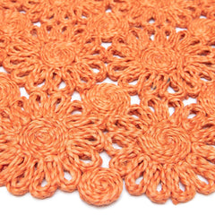 Daisy Jute 15" Round Placemat - Set of 4