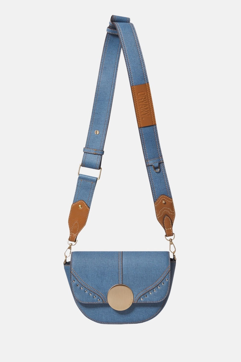  Oryany Oryany - Lottie Denim Crossbody Small Handbags - Denim Blue - Bonton