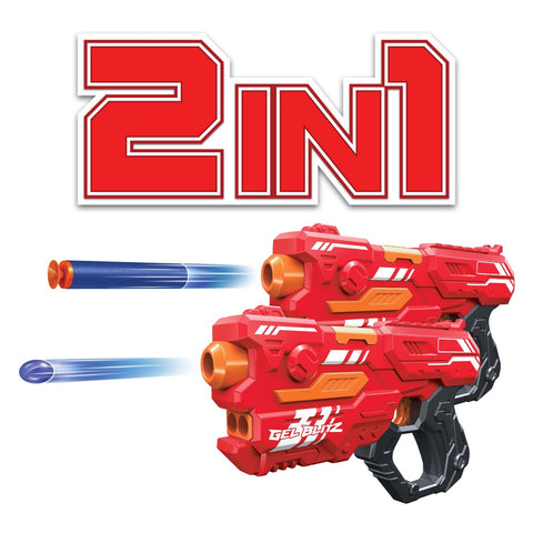 GEL BLITZ TALON 2IN1 SPRING LOADED GEL and DART BLASTER