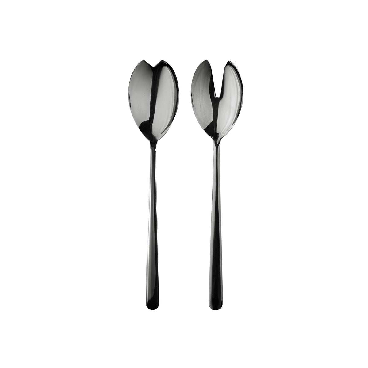  Mepra Linea Salad Serving Set - Black Gold - Bonton