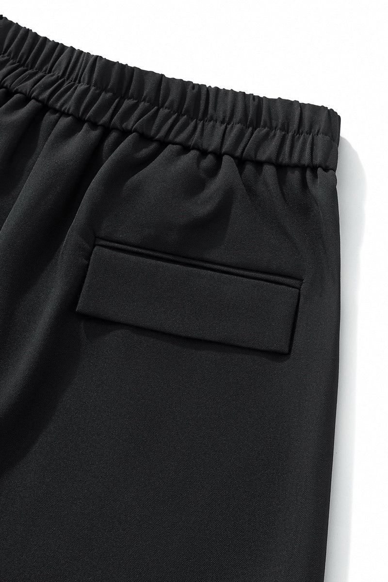  Barocco Kingsley Side-Tab Trousers BLACK - BLACK - Bonton