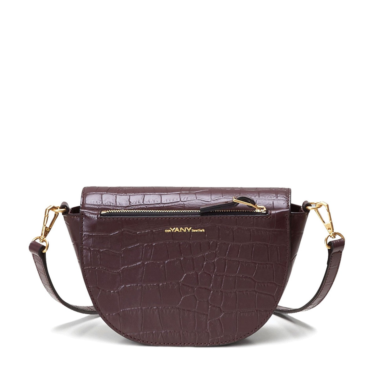  Oryany Lottie Croco  - Small Crossbody - Black - Bonton