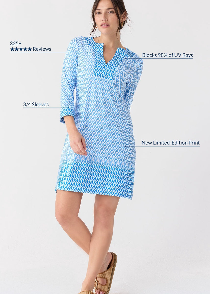  Cabana Life Seaside Tunic Dress - XS - Bonton