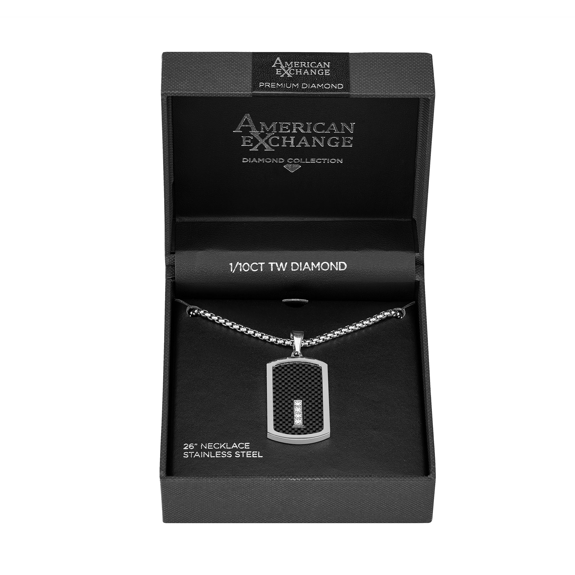  American Exchange American Exchange Dog Tag Necklace - Gold - Bonton