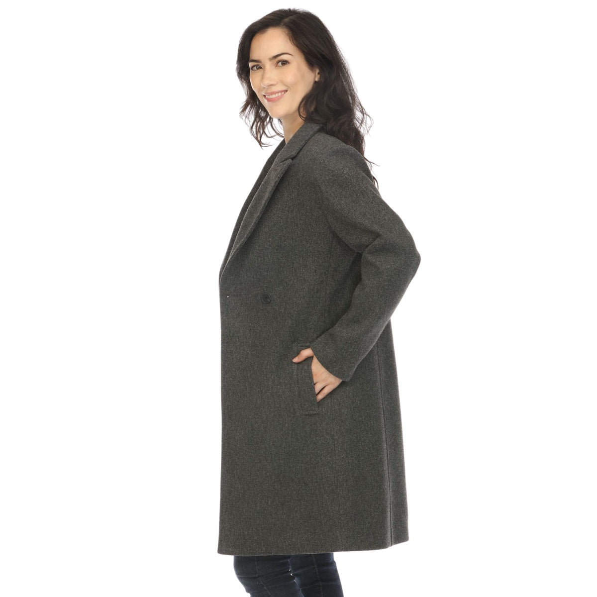  White Mark Women's Classic Walker Coat - Small - Bonton