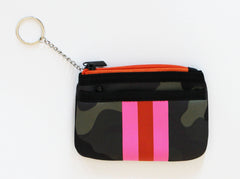 The Lexie Keychain Wallet Green Camo