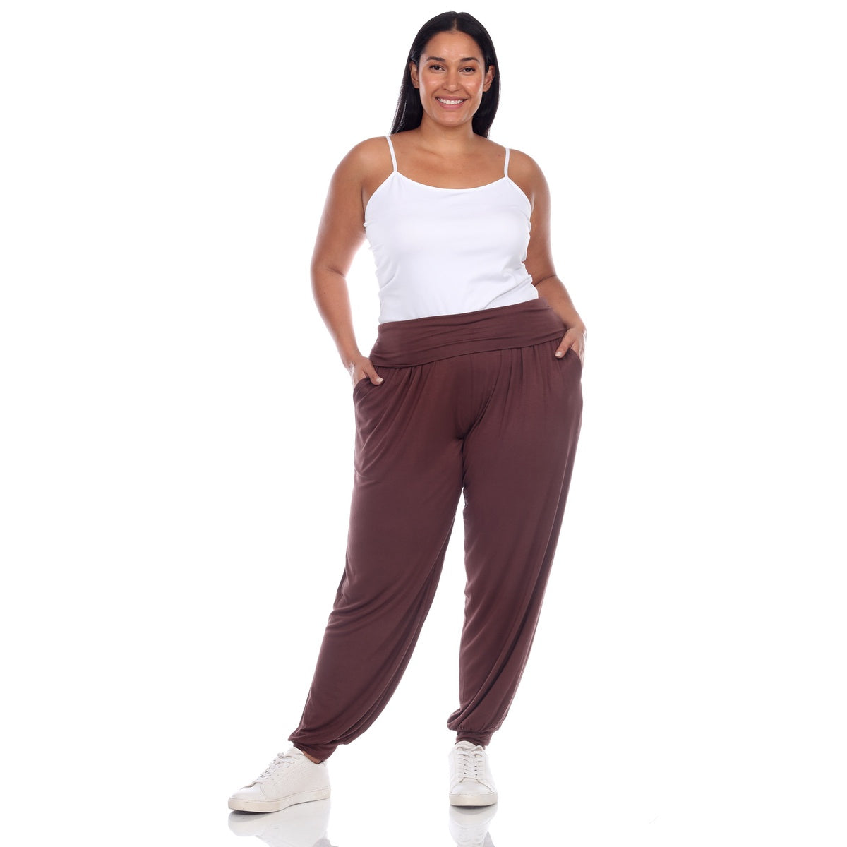  White Mark Plus Harem Pants - 3x - Bonton