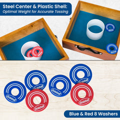 Premium Wooden Washer Toss Game Set – Best Outdoor Yard & Lawn Fun