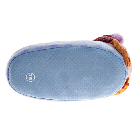 Disney Frozen 3D Slippers Anna & Elsa Warm Fluffy House Slippers for Girls (Toddlers)