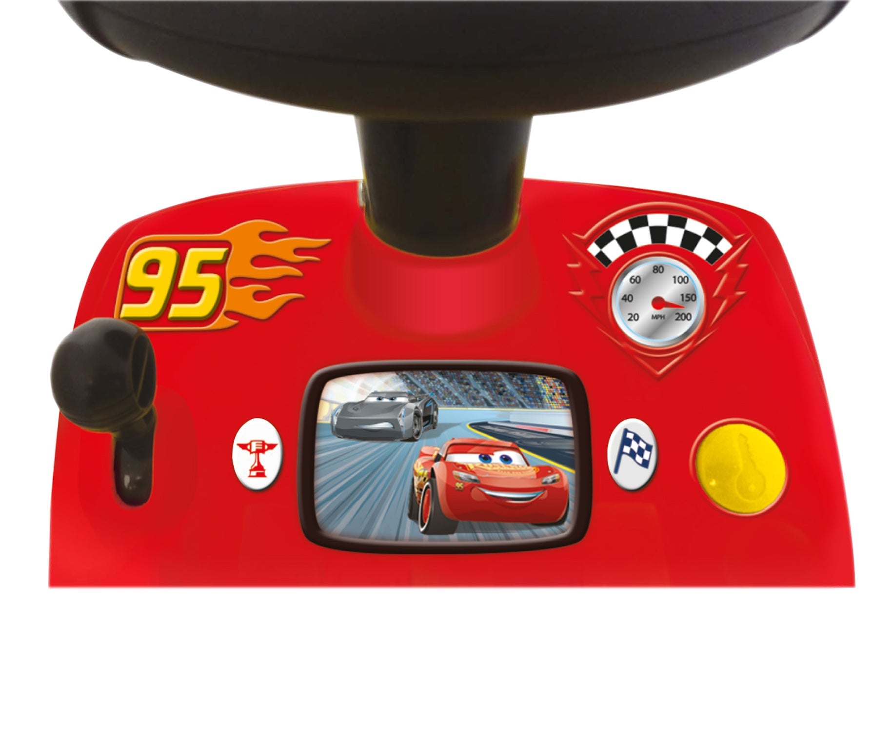  Kiddieland Kiddieland Disney PIXAR Cars3 Lightning McQueen Light & Sound Racer Activity Ride-On - Multi - Bonton