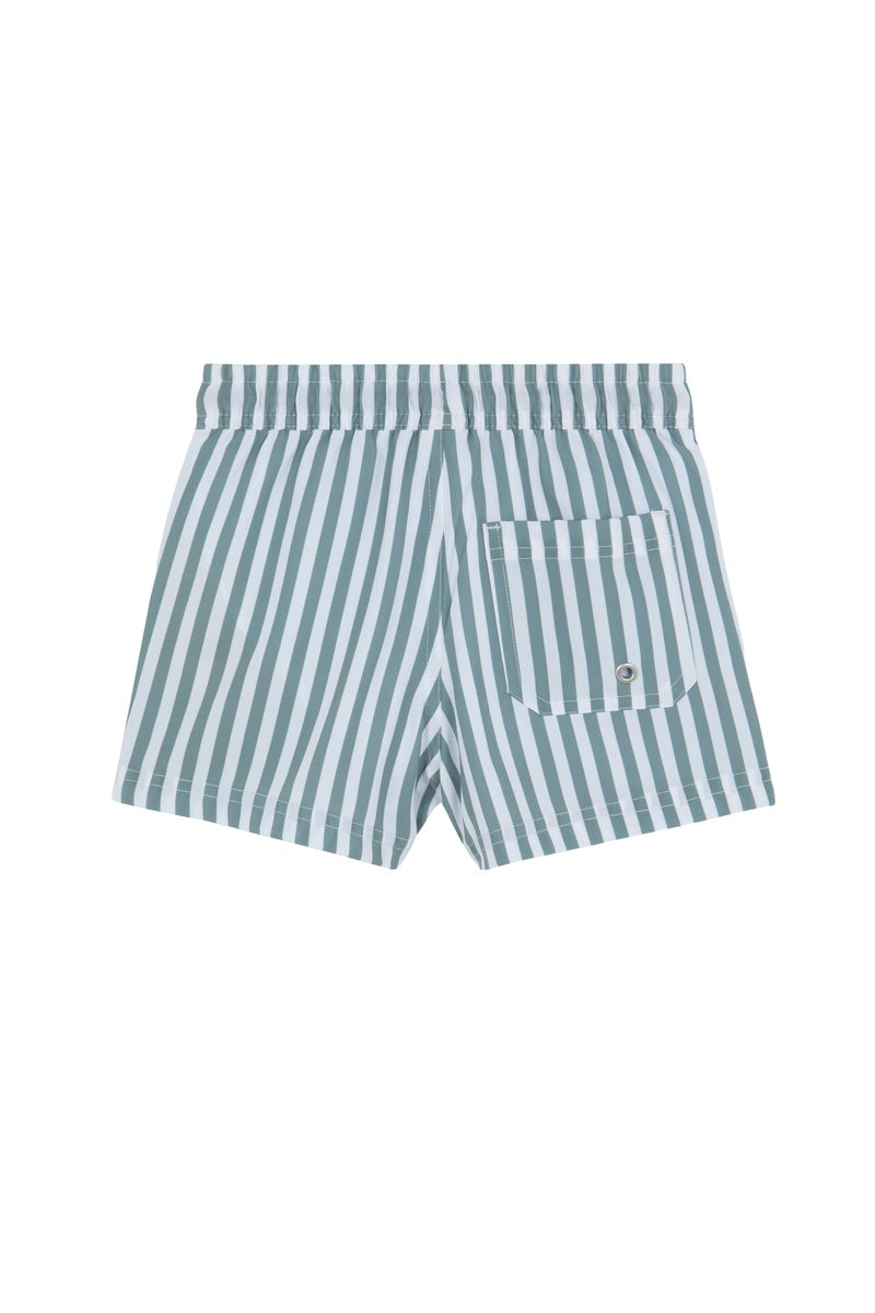  Gottex Kids Boys 2 Match Drawstring Swim Shorts- Wh/Grn - GOTTEX KIDS WHITE GREEN - Bonton