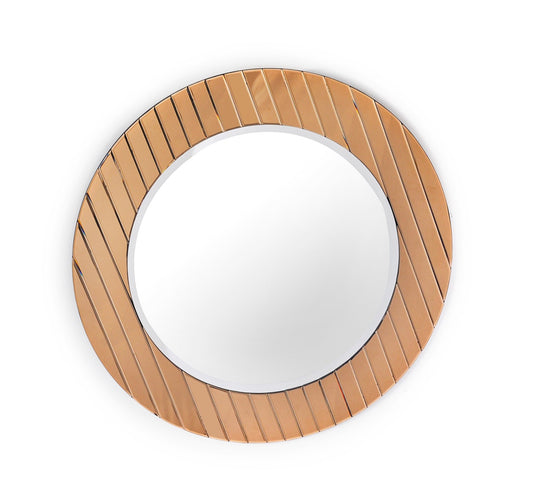 Yukon Gold Beveled Accent Mirror