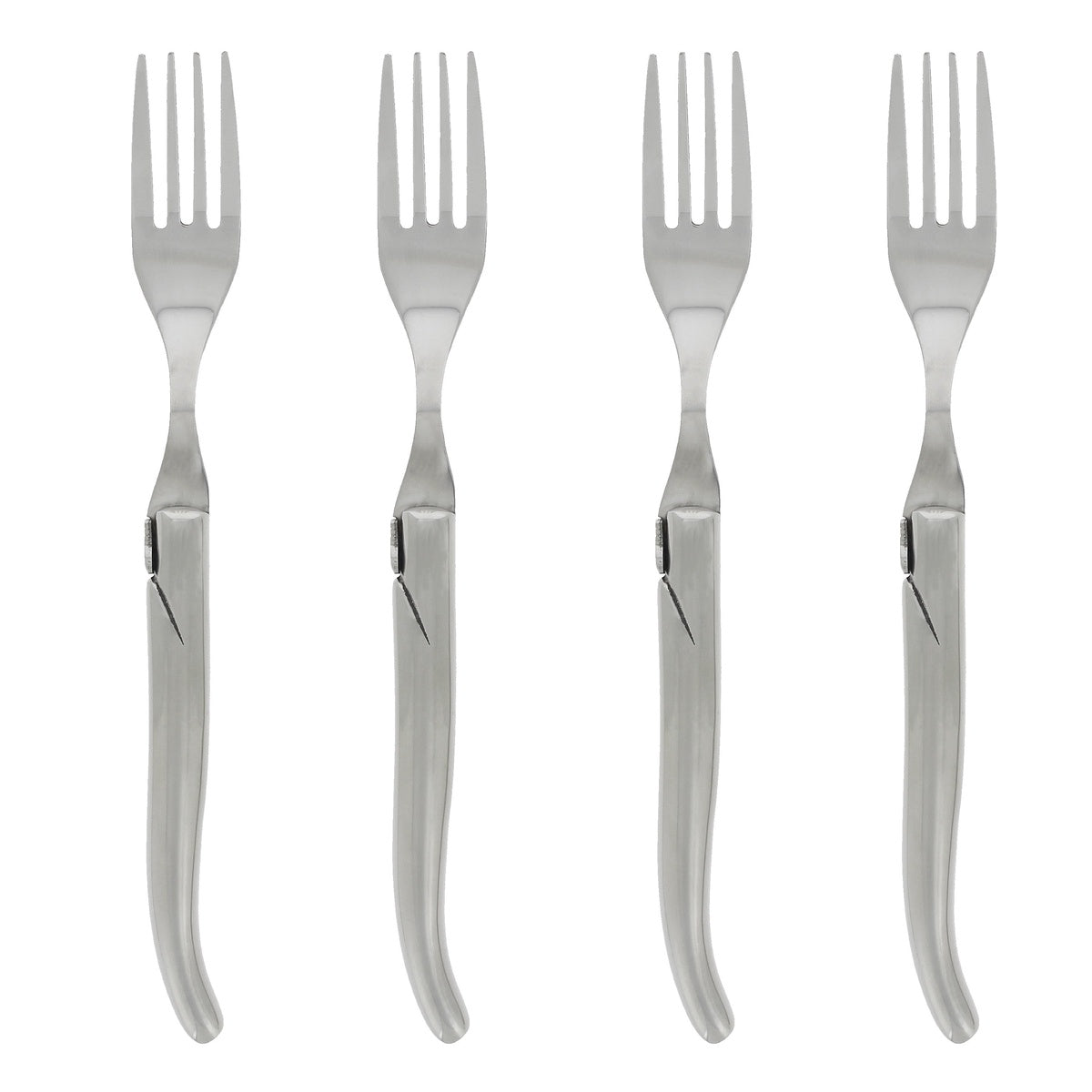  French Home Set of 4 Laguiole Connoisseur Stainless Steel Steak Forks - Default Title - Bonton