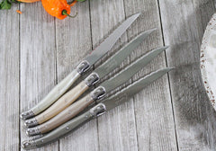 Set of 4 Laguiole Neutral Tones Steak Knives