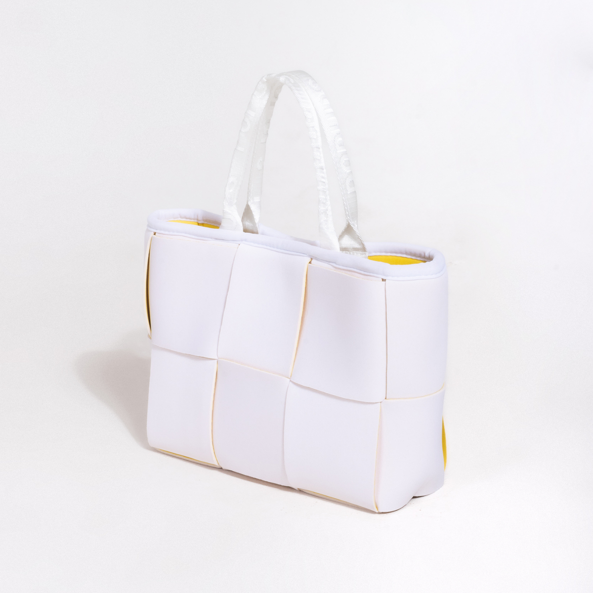  Pop Ups Brand Mini Icon Tote White Yellow - Default Title - Bonton