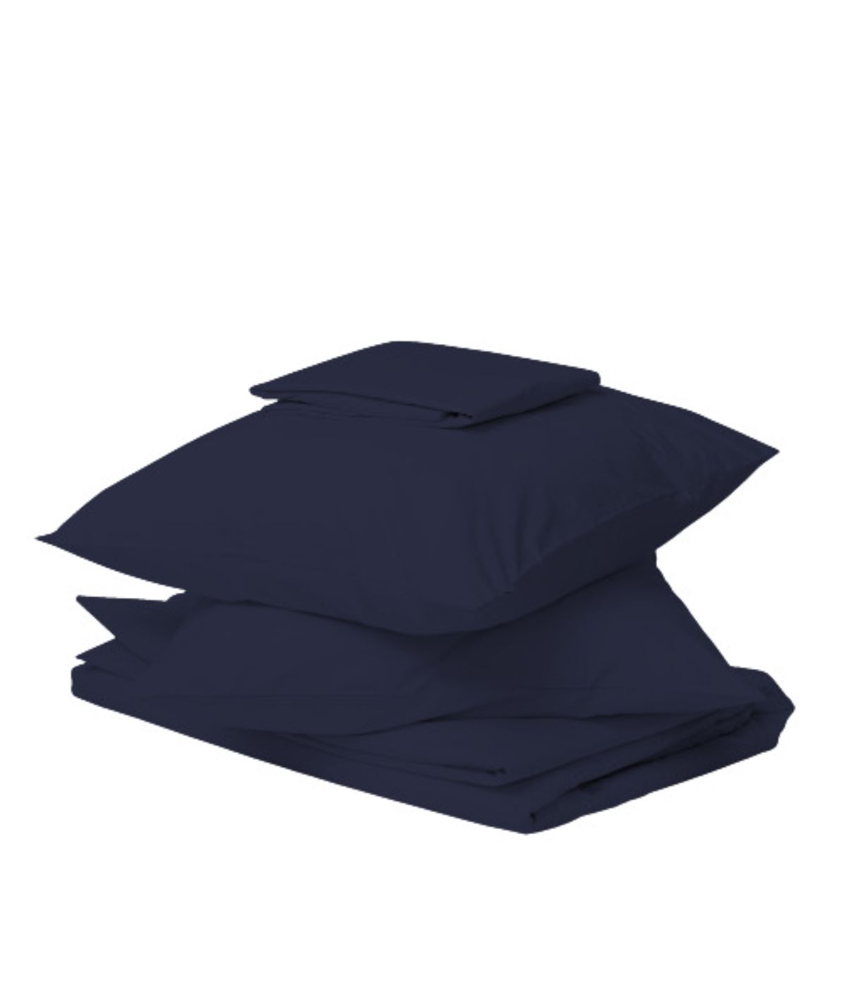  Purity Home Organic Cotton 144 Thread Count Percale Sheet Set Navy - Navy - Bonton