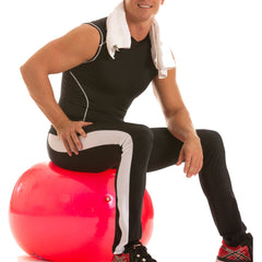 Insta Slim Activewear Compression Contrast Stitching V-Neck MA0013