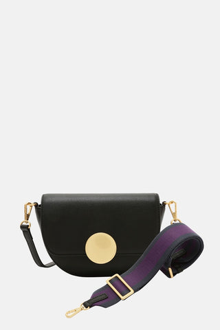 Oryany - Lottie Saddle Crossbody Small Handbags - Black / One Size