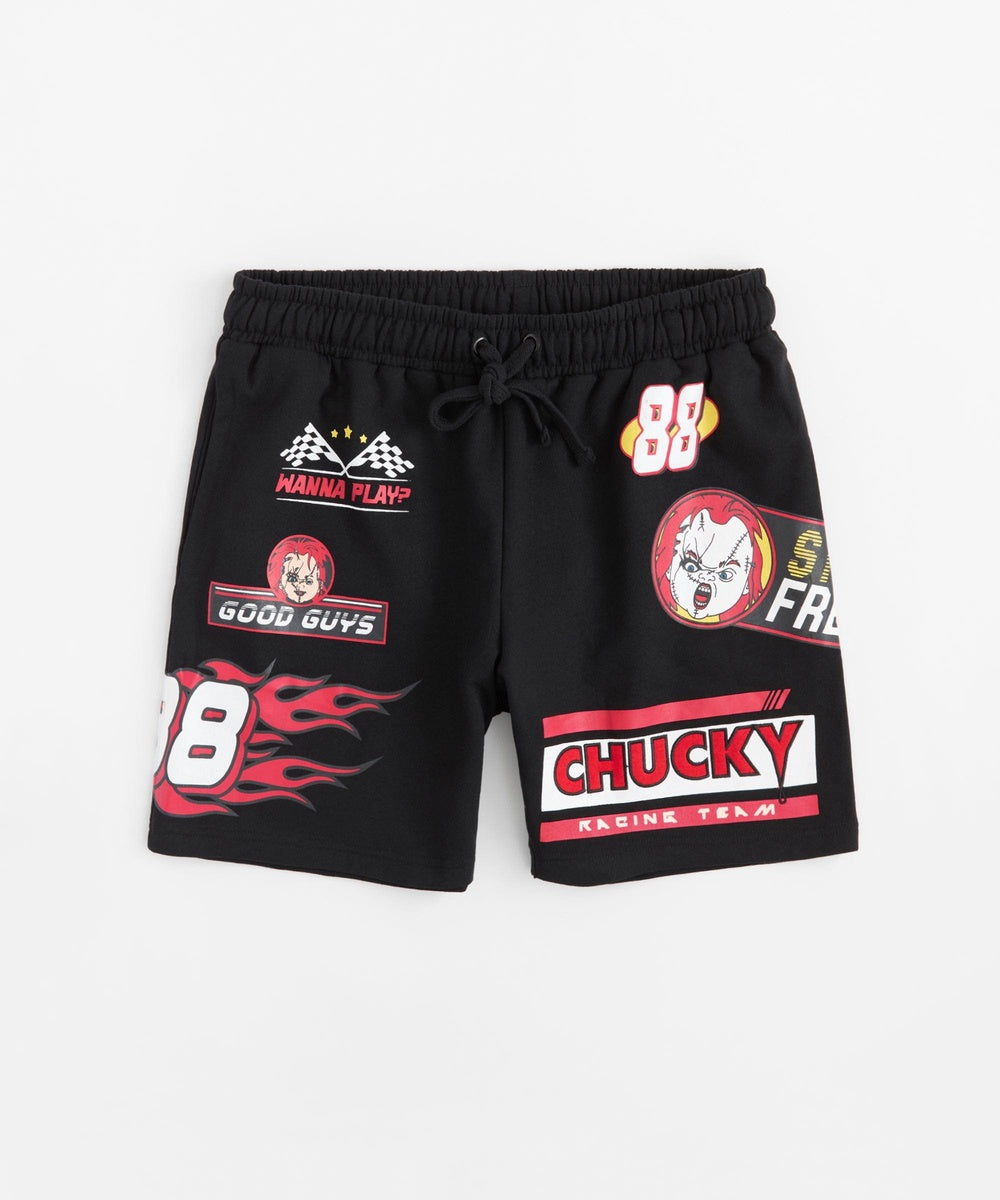  Reason Clothing Chucky Racing Short - Black - BLACK - Bonton
