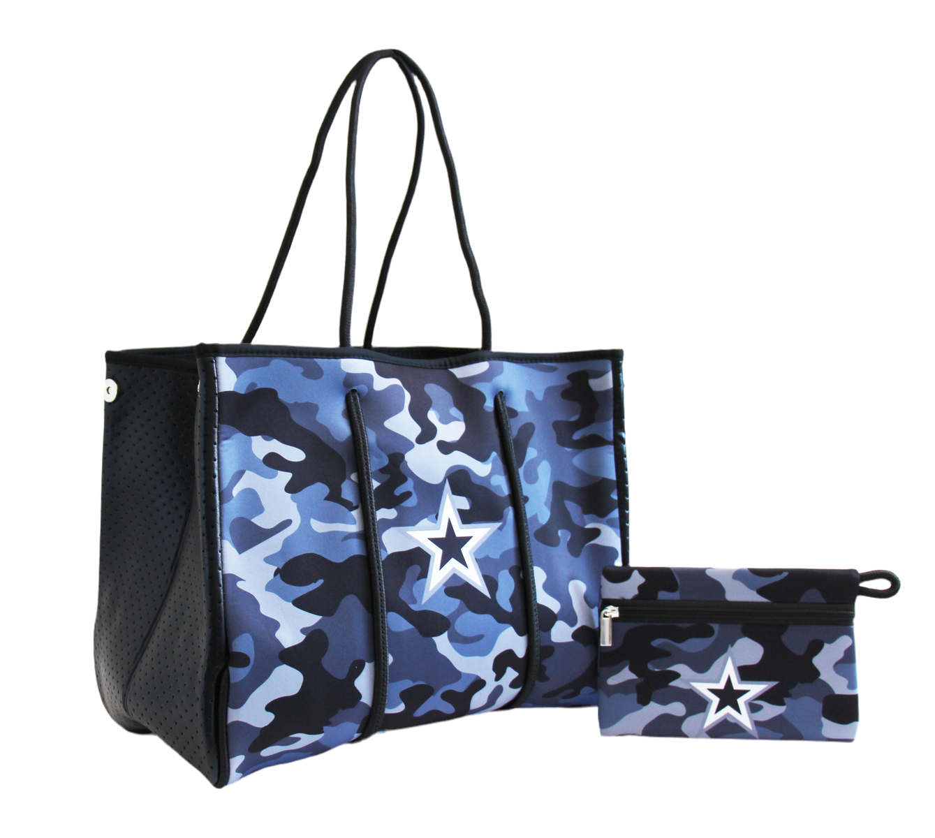  Lemonbella The Marin Tote Camo Star - Default Title - Bonton