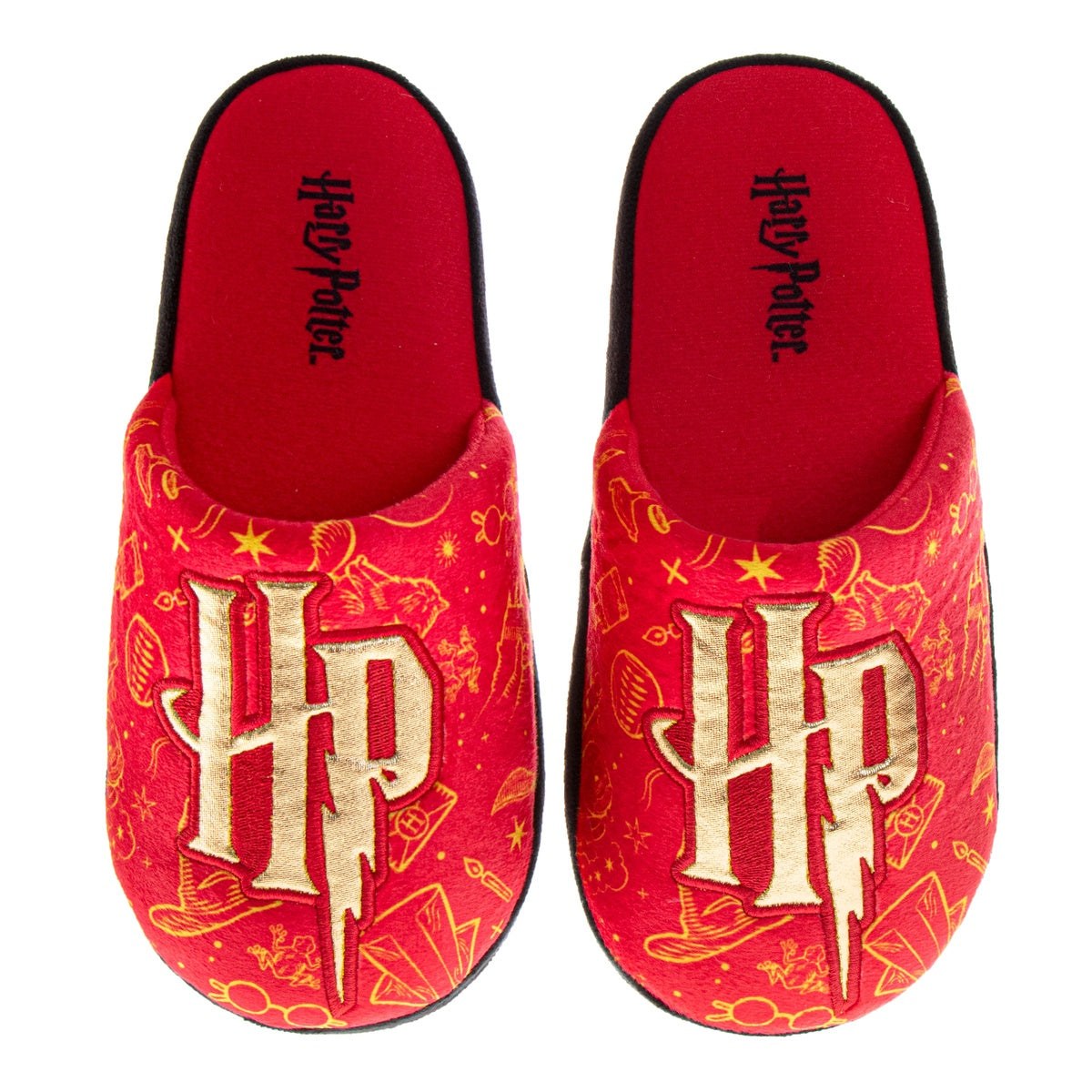  Josmo Harry Potter Slippers Magical Hogwarts Wizard Cozy Boys/Girls House Shoes - 2-3 - Bonton