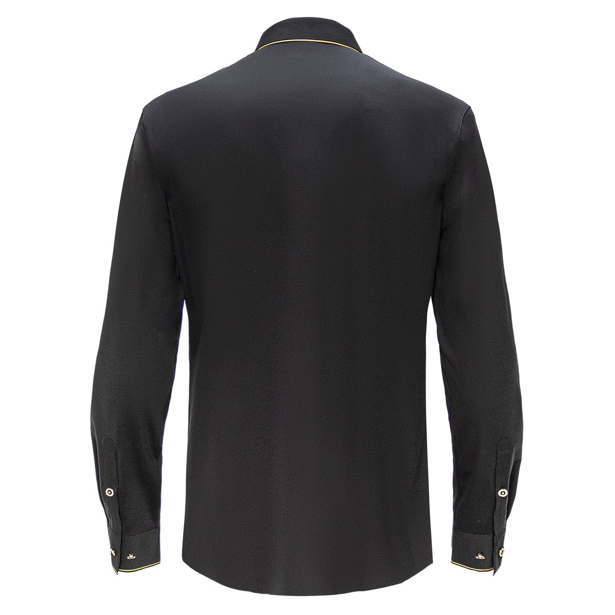  Barocco Imperial Essence Button-Up Shirt BLACK/GOLD - BLACK/GOLD - Bonton