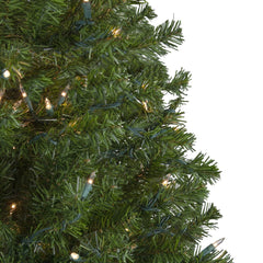 Pre-Lit Medium Canadian Pine Artificial Christmas Tree - 5' - Clear Lights