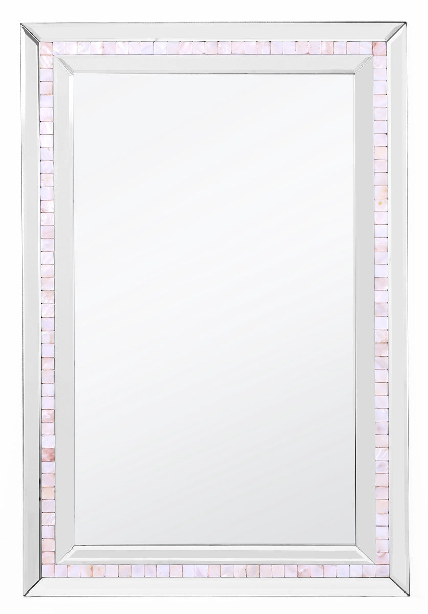  Mosaic Tiled  Beveled Bathroom/Vanity Mirror - Default Title - Bonton