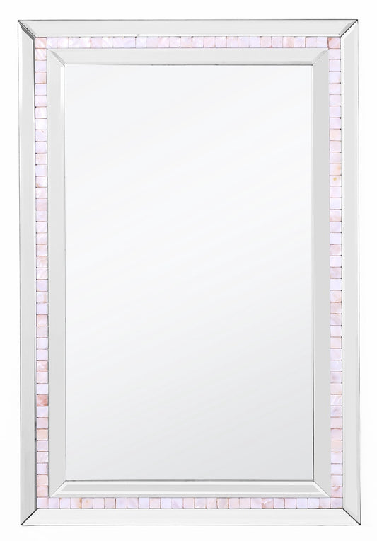 Mosaic Tiled  Beveled Bathroom/Vanity Mirror